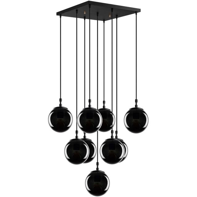 Kattovalaisin Linento Lighting Efe 9-osainen musta