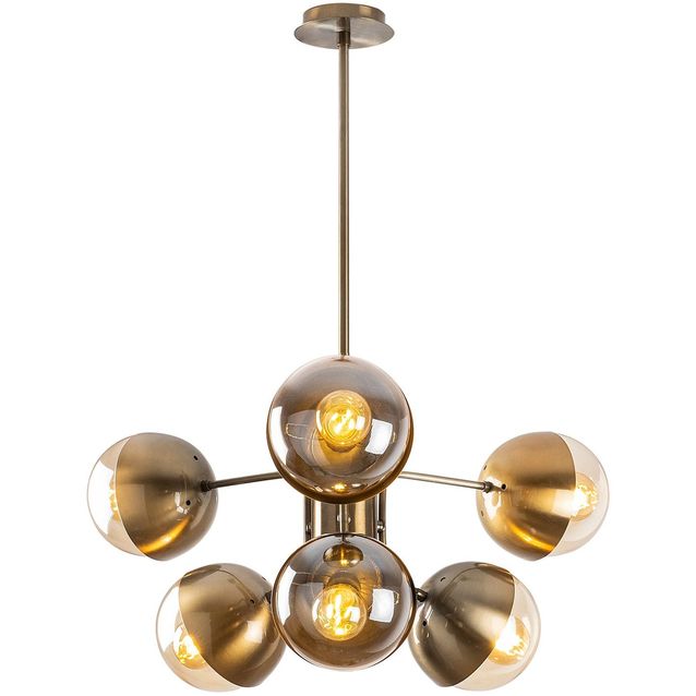 Kattovalaisin Linento Lighting Karsor 6-osainen kulta/kirkas