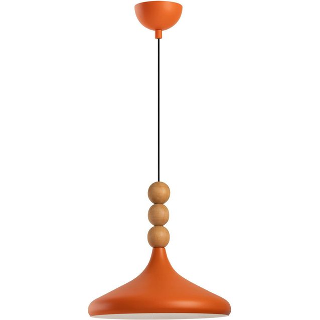 Riippuvalaisin Linento Lighting Eysan oranssi/tammi