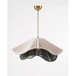 Riippuvalaisin Linento Lighting Olivekru, E27, valkoinen/musta