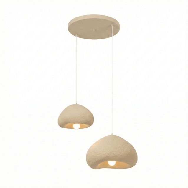 Riippuvalaisin Linento Lighting Lora 30-40-2-T-Nua-1001, 2-osainen, beige