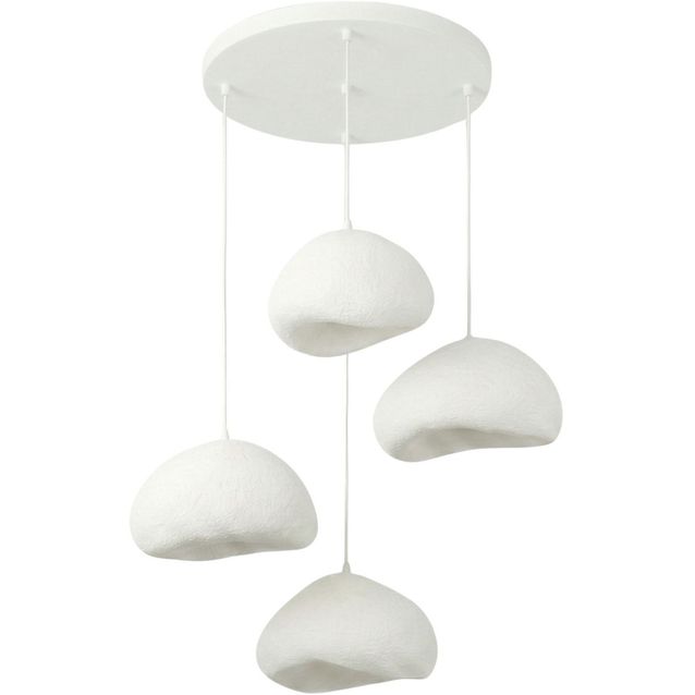 Riippuvalaisin Linento Lighting Loval Set-Lora-50-4-T-Nua, 4-osainen, valkoinen