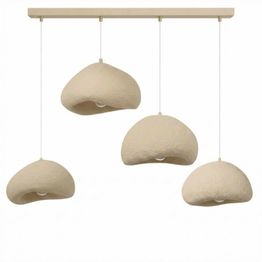 Riippuvalaisin Linento Lighting Loval Set-Lora-50-4-C-1001-Nua, 4-osainen, luonnonvalkoinen