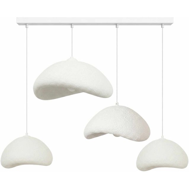 Riippuvalaisin Linento Lighting Luna Nua C, 4-osainen, valkoinen