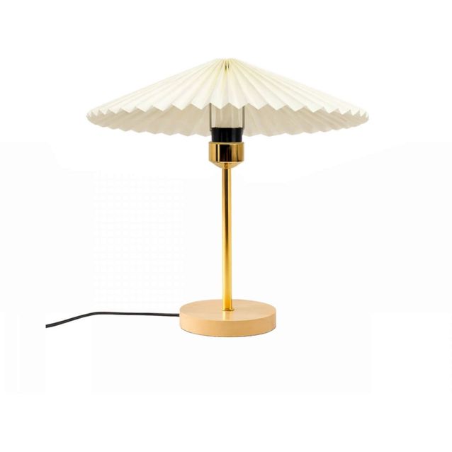 Pöytävalaisin Linento Lighting 242407 luonnonvalkoinen/kulta/beige