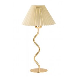 Pöytävalaisin Linento Lighting 242362 valkoinen/kulta