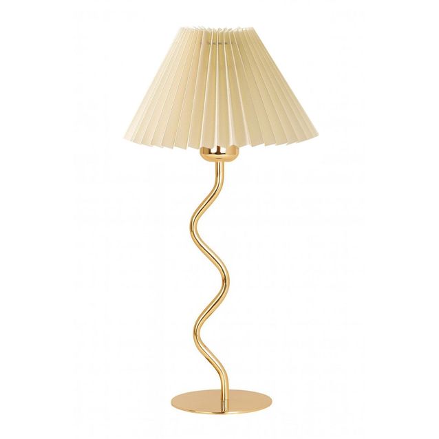 Pöytävalaisin Linento Lighting 242362 valkoinen/kulta