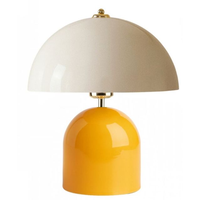 Pöytävalaisin Linento Lighting 242471 keltainen/valkoinen