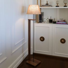 Lattiavalaisin Linento Lighting AYD-3128, ruskea/kerma