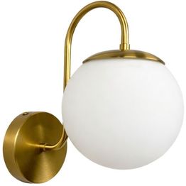 Seinävalaisin Linento Lighting 242430 kulta/valkoinen