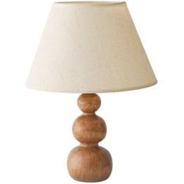 Pöytävalaisin Linento Lighting 242109 kermanvalkoinen/tammi