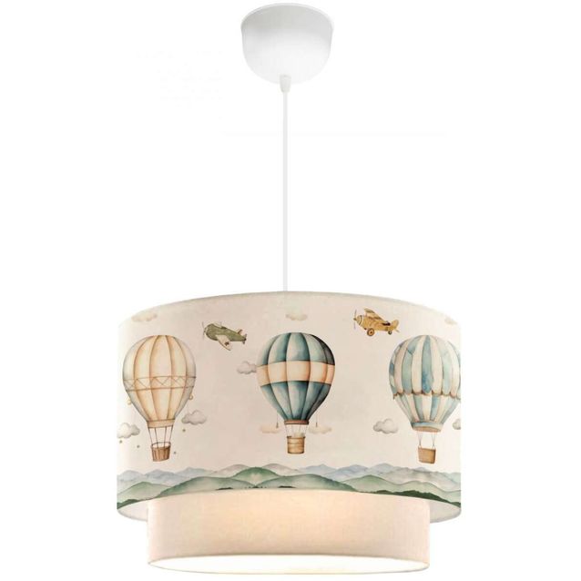 Lastenhuoneen riippuvalaisin Linento Lighting 241678 valkoinen