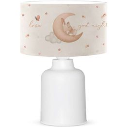 Lastenhuoneen pöytävalaisin Linento Lighting 241440 valkoinen