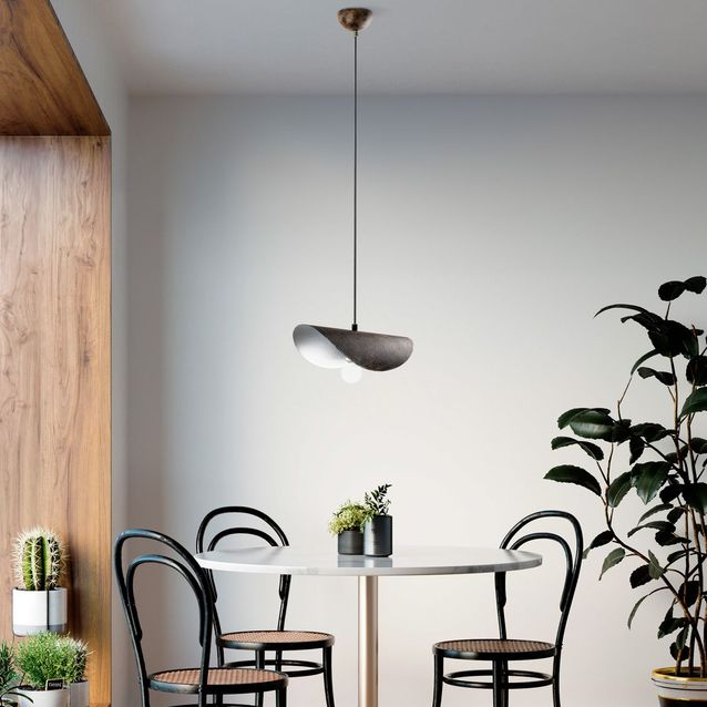 Riippuvalaisin Linento Lighting EGER-MR-830-RETRO, 30x20cm, tummanruskea