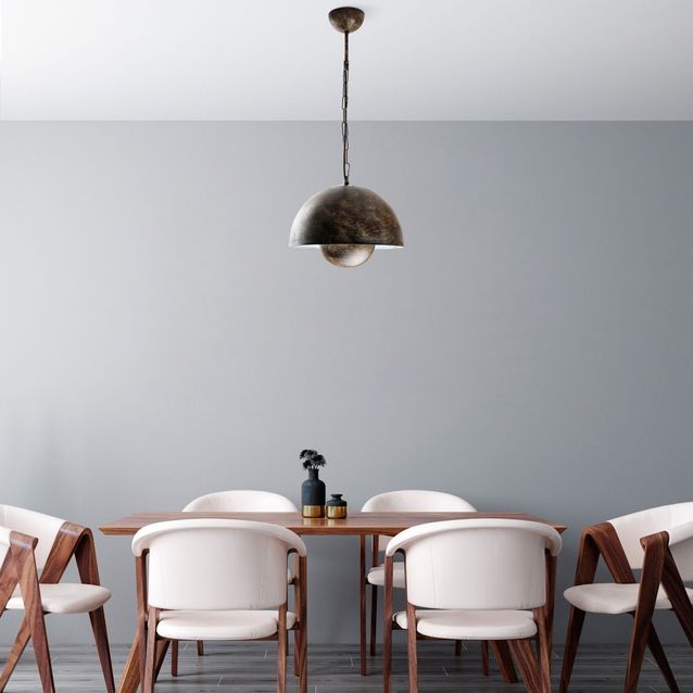 Riippuvalaisin Linento Lighting KURE-30-15-NUS-2676-RETRO, Ø30cm, tummanruskea