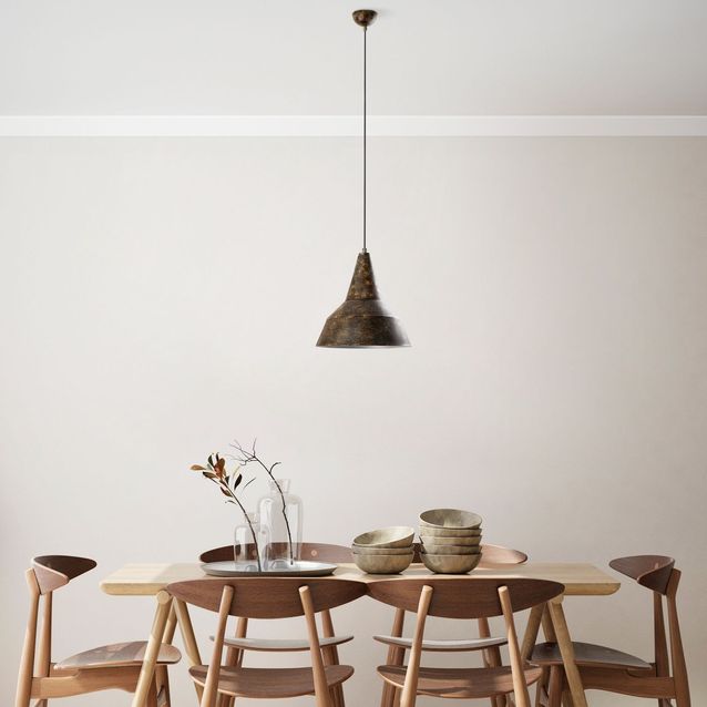 Riippuvalaisin Linento Lighting SAGLAM-3728-RETRO, Ø30cm, tummanruskea