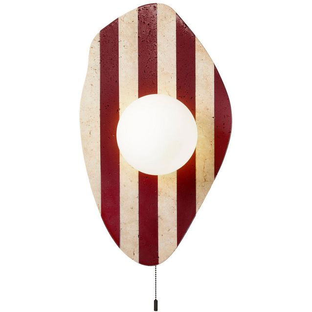 Seinävalaisin Linento Lighting Band beige/valkoinen/punainen