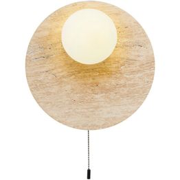 Seinävalaisin Linento Lighting Tor-Look-B beige/valkoinen