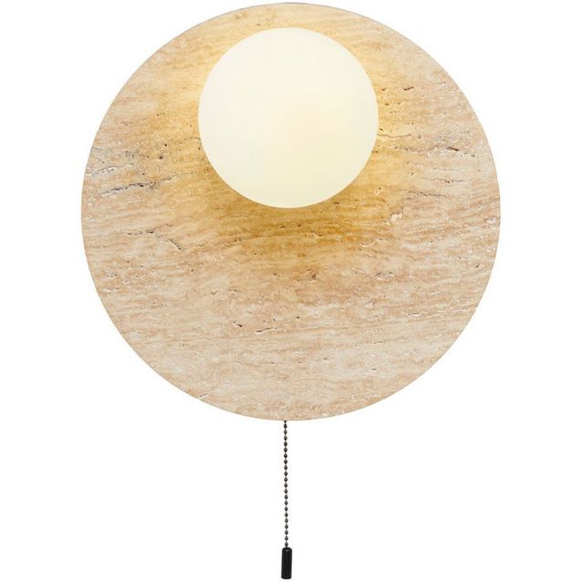 Seinävalaisin Linento Lighting Tor-Look-B beige/valkoinen