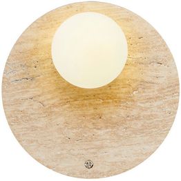 Seinävalaisin Linento Lighting Tor- Look-D beige/valkoinen