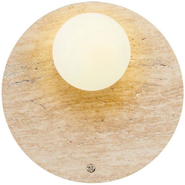 Seinävalaisin Linento Lighting Tor- Look-D beige/valkoinen