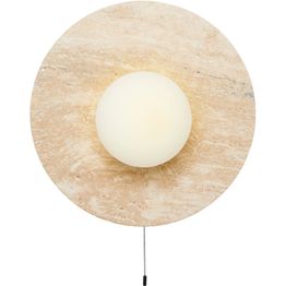 Seinävalaisin Linento Lighting Tor-Nun-B beige/valkoinen