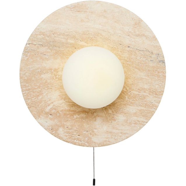 Seinävalaisin Linento Lighting Tor-Nun-B beige/valkoinen