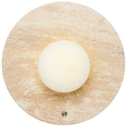 Seinävalaisin Linento Lighting Tor-Nun-D beige/valkoinen