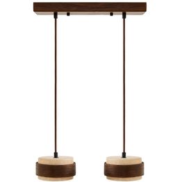 Riippuvalaisin Linento Lighting Lover B 2-osainen beige/saksanpähkinä