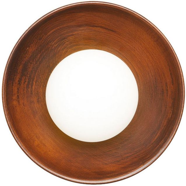 Seinävalaisin Linento Lighting Hand-S saksanpähkinä/valkoinen