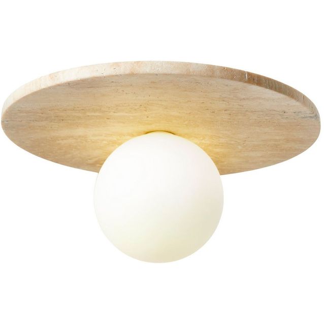 Kattovalaisin Linento Lighting Tor-Tun beige/valkoinen