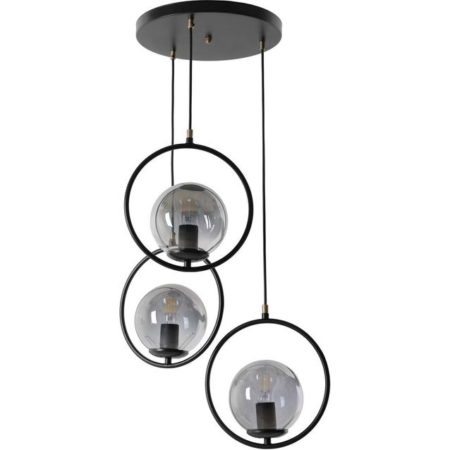 Kattovalaisin Linento Lighting Ring 3-osainen musta