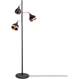 Lattiavalaisin Linento Lighting Mint 163 cm 3-osainen musta/kupari