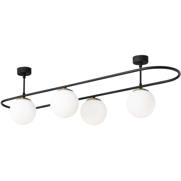 Kattovalaisin Linento Lighting Abakus 4-osainen musta