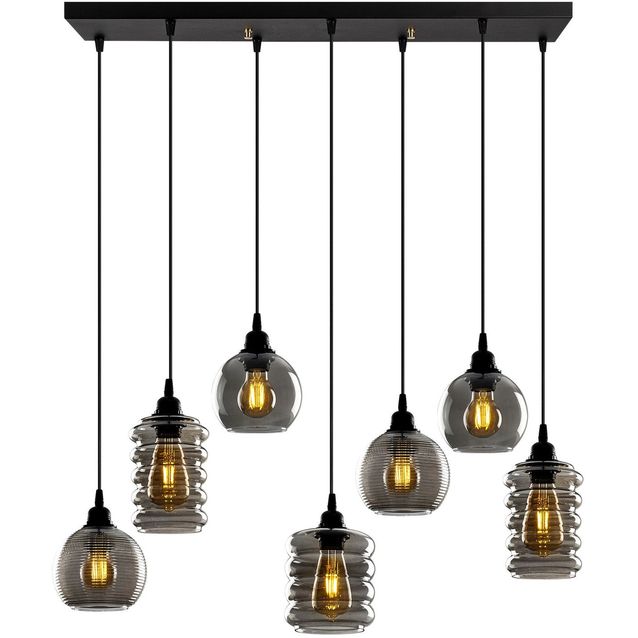 Kattovalaisin Linento Lighting Laterna 7-osainen harmaa