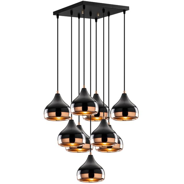 Kattovalaisin Linento Lighting Mint 9-osainen musta