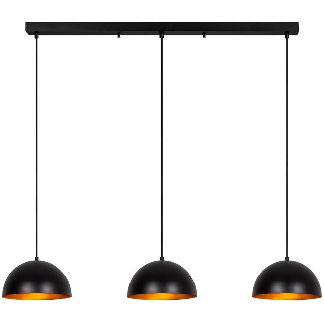 Riippuvalaisin Linento Lighting Kure 30 Mr-7213, 3-osainen, 140x30x111cm, musta