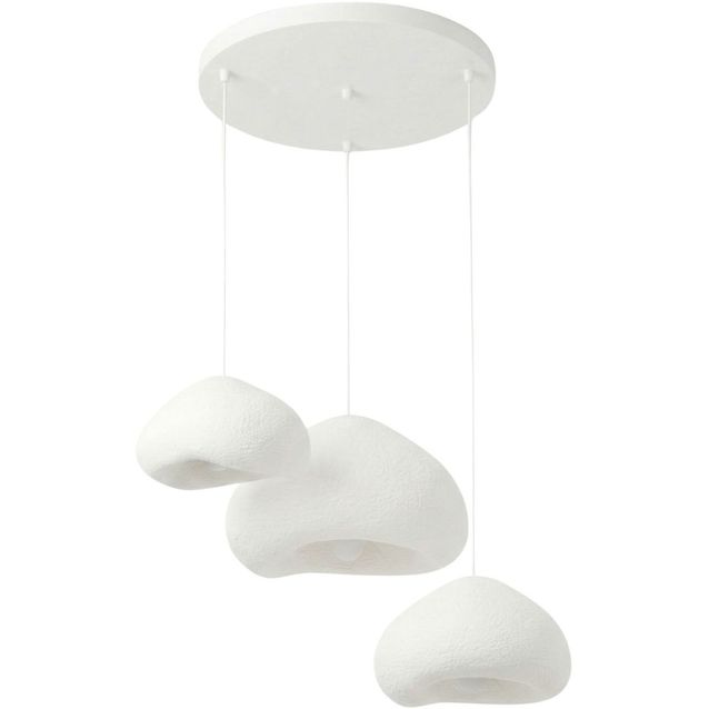 Riippuvalaisin Linento Lighting Lora Set-T-Nua, 3-osainen, valkoinen