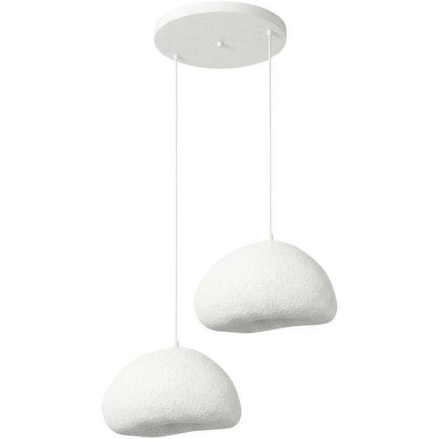 Riippuvalaisin Linento Lighting Loval 40-40-T-Nua, 2-osainen, valkoinen