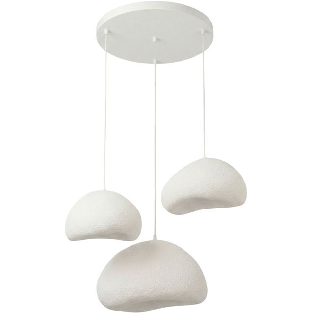 Riippuvalaisin Linento Lighting Loval Set-T-Nua, 3-osainen, valkoinen