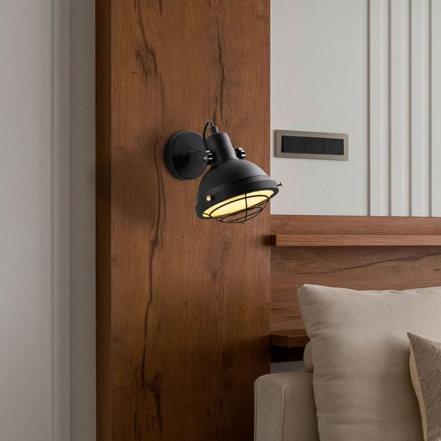 Seinävalaisin Linento Lighting Spoly, Ø16cm