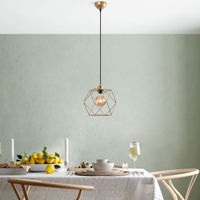 Riippuvalaisin Linento Lighting Vetra, Ø26cm, kulta