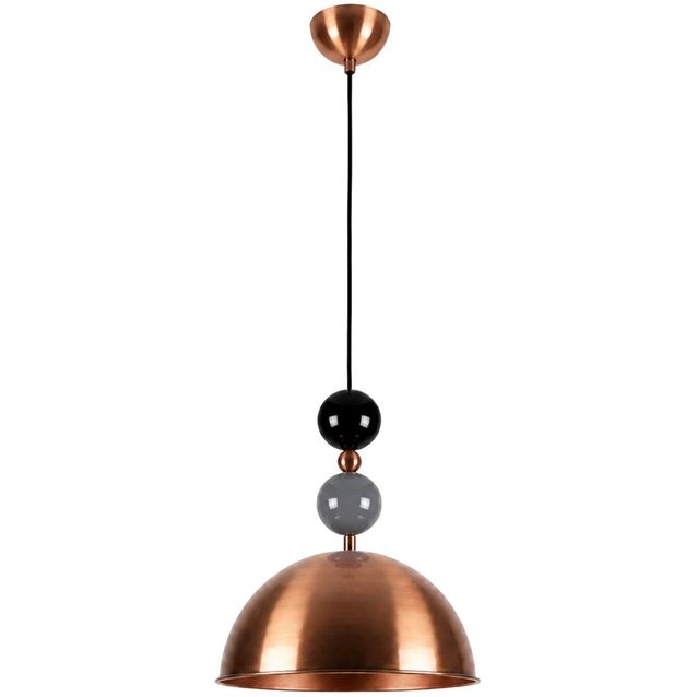 Riippuvalaisin Linento Lighting Bubble-19052-30-8, E27, kupari/harmaa