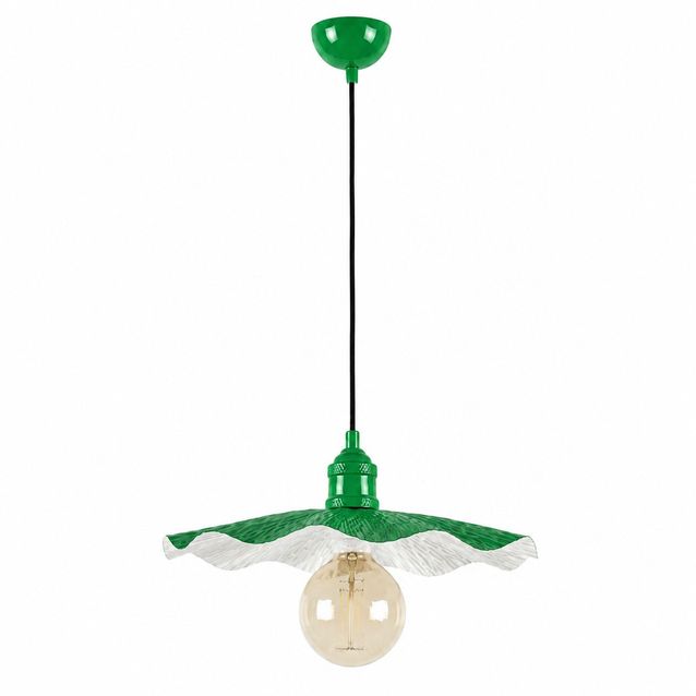 Riippuvalaisin Linento Lighting Ondula-20086, E27, vihreä