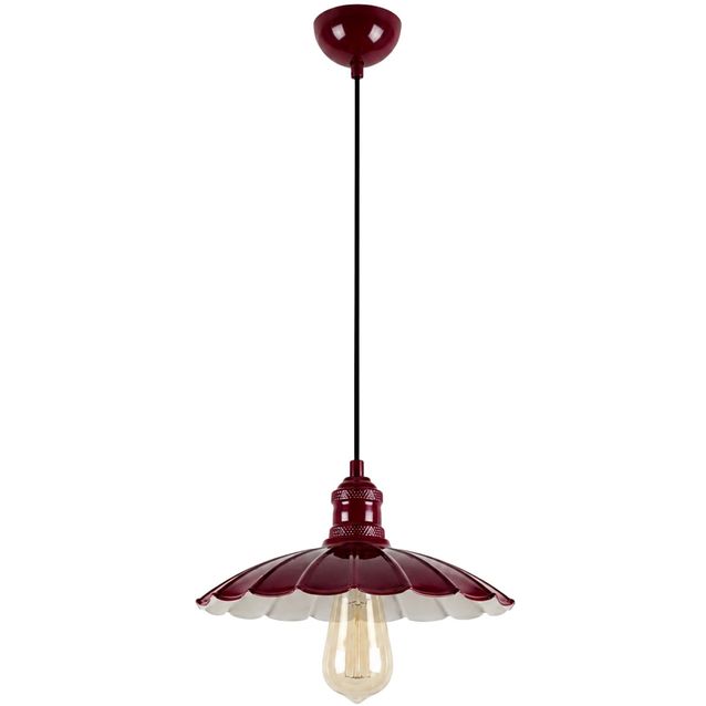 Riippuvalaisin Linento Lighting Volan-20022, E27, burgundi