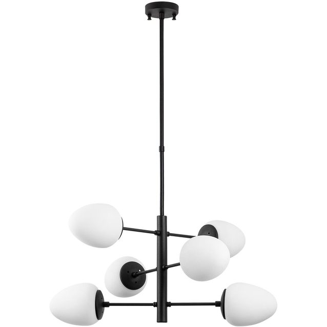 Kattovalaisin Linento Lighting Evita 6-osainen musta