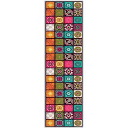 Käytävämatto Linento WOOYLK0089, 80x250cm, monivärinen