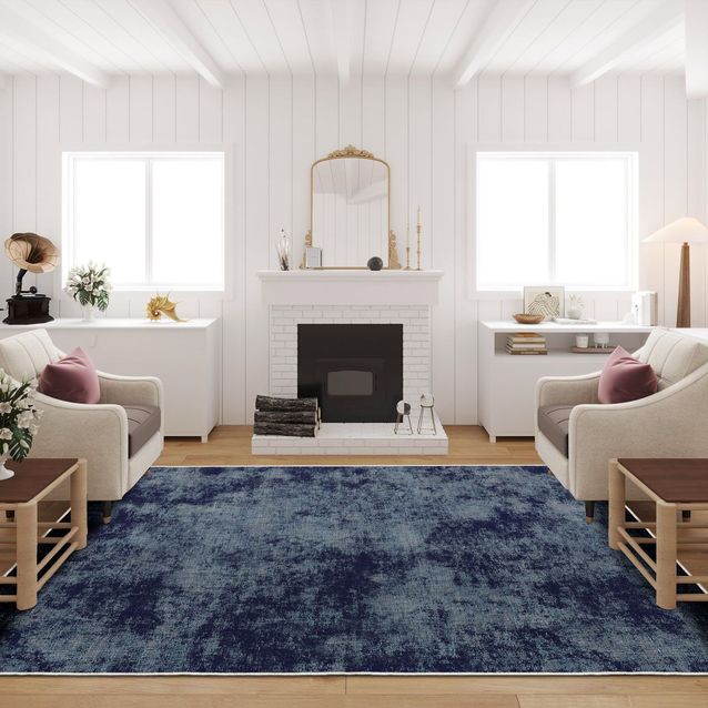 Käytävämatto Linento EXFAB210, sininen/harmaa, eri kokoja