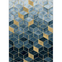 Matto Linento EXFAB215, 160x230cm, sinivihreä