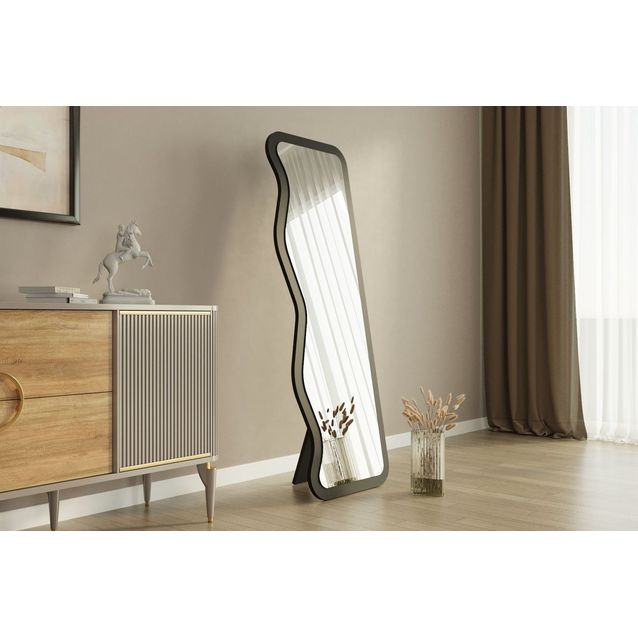 Lattiapeili Linento Asel, 50x160cm, musta